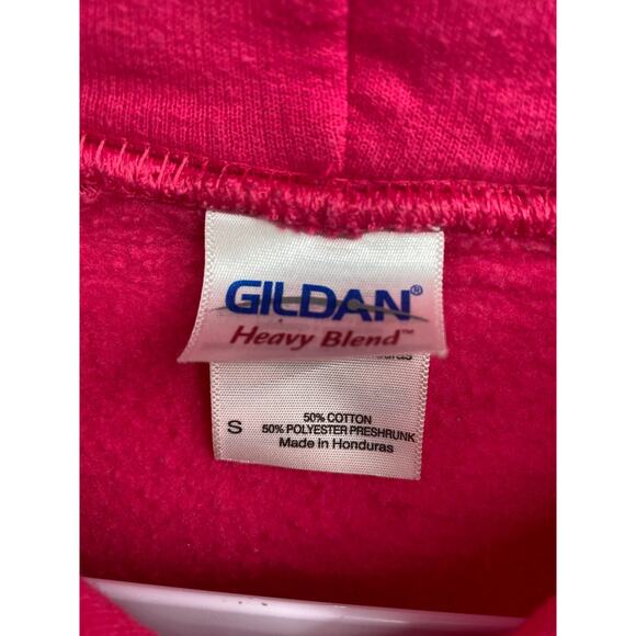 Women's Sequin Seattle Seahawks Pink Pullover Hoodie Sweatshirt Gildan Small - Picture 3 of 6